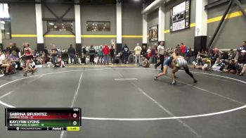 130 lbs Round 3 (6 Team) - Sabrina Sifuentez, Chasing Titles vs Kaylynn Lyons, NE Wrestling Academy
