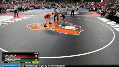 Champ. Round 1 - Coleton Haggin, Papillion-LaVista vs Ty E. Sidzyik, Omaha Westside