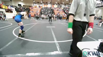 132 lbs Semifinal - Tommy Calico, Morris Wrestling Association vs Corbin Wooley, Team Tulsa Wrestling Club