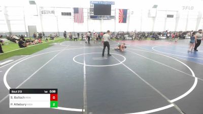 89 lbs Quarterfinal - Stihl Bulloch, Iron Co Wrestling Academy vs Payson Attebury, High Kaliber