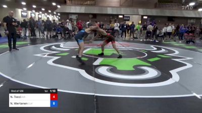 57 kg Rnd Of 128 - Nico Tocci, Air Force Regional Training Center vs Nolan Wertanen, Cliff Keen Wrestling Club