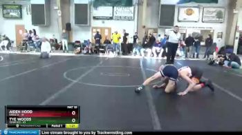 120 lbs Round 2 (4 Team) - Tye Woods, Team 922 vs Aiden Hood, Eagle X