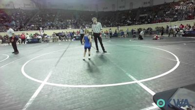 52 lbs Round Of 32 - Caius Moore, Standfast vs Delanie Wartchow, Noble Takedown Club