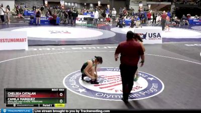 127 lbs Cons. Round 2 - Camila Marquez, Highland High School Wrestling (Bakersfield) vs Chelsea Catalan, Morro Bay Wrestling