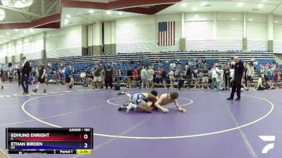 160 lbs Quarterfinal - Edmund Enright, IL vs Ethan Birden, OH