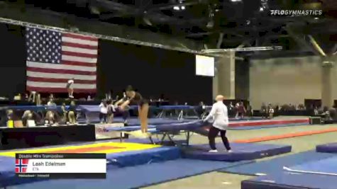 Leah Edelman - Double Mini Trampoline, ETA - 2021 USA Gymnastics Championships