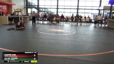 175 lbs Cons. Round 2 - Cooper Fair, Prairie, Cedar Rapids vs Myles Cooper, Iowa City, Liberty