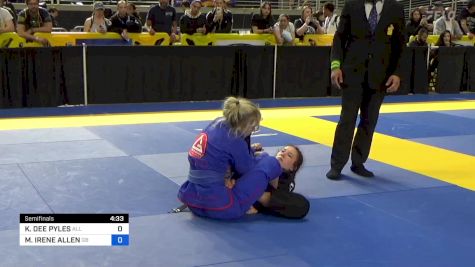 KALEAH DEE PYLES vs MIRANDA IRENE ALLEN 2024 Pan Jiu Jitsu IBJJF Championship