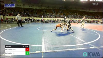 106 lbs Final - Maddox Fields, Cowboy Wrestling Club vs Braden Heath, Piedmont