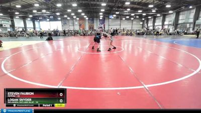 110 lbs Rd# 1 9:00am Friday - Steven Faubion, M2TCNJ vs Logan Snyder, Oklahoma Outlaws Blue