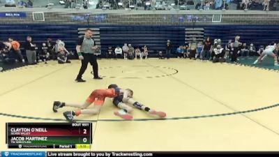 62/67 Semifinal - Jacob Martinez, TW Wrestling vs Clayton O`Neill, Silver Valley