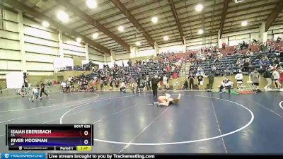 106 lbs Cons. Round 2 - Isaiah Ebersbach, CA vs River Moosman, UT