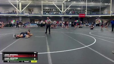 100 lbs Round 8 (10 Team) - John Woodall, Doughboys vs Zane Messiter, Virginia Patriots