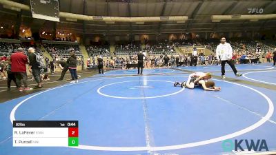 92 lbs Consi Of 8 #1 - Rooney LaFever, Standfast vs Ty Purcell, Vinita Kids Wrestling