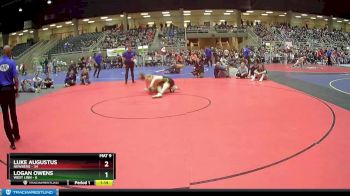 162 lbs Finals (8 Team) - Luke Augustus, Newberg vs Logan Owens, West Linn