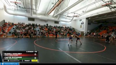 105 lbs Champ. Round 1 - Russell Goolsbey, Powell Middle School vs Carter Buchanan, Laurel Middle School