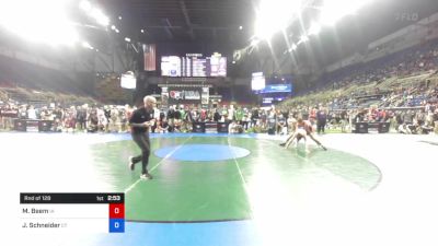 132 lbs Rnd Of 128 - Matthew Beem, Iowa vs Jt Schneider, Connecticut