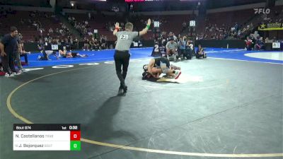 165 lbs Consi Of 8 #1 - Nathan Castellanos, Trabuco Hills vs Junior Bojorquez, South