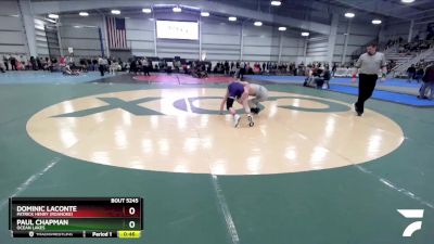 5-138 lbs Cons. Round 2 - Dominic Laconte, Patrick Henry (Roanoke) vs Paul Chapman, Ocean Lakes