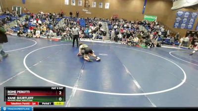 125 lbs Cons. Round 1 - Xane Shurtleff, Payson Pride Wrestling vs Rome Perotti, Wasatch