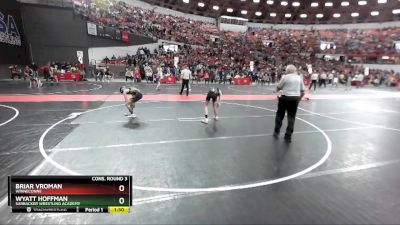 100 lbs Cons. Round 3 - Briar Vroman, Winneconne vs Wyatt Hoffman, Sarbacker Wrestling Academy