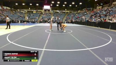 115 lbs Quarterfinal - Tionna Napue, Hays vs Maddy Blow, Topeka-Washburn Rural