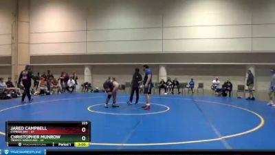 223 lbs Round 2 (6 Team) - Jared Campbell, Cypress Bay vs Christopher Munrow, Tropics Wrestling