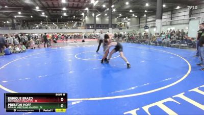 180 lbs Round 4 (6 Team) - Preston Hoff, PIT BULL WRESTLING ACADEMY vs Enrique Erazo, SHENANDOAH VALLEY WC