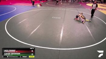 70 lbs Quarterfinals (8 Team) - Carter Giessinger, Little Falls vs Jace Conway, Caledonia/Houston