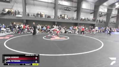 138 lbs Champ. Round 1 - Simon Moreno, WA vs Clark Petersen, ID