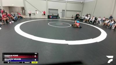 152 lbs Round 1 (8 Team) - Daishun Powe, Alabama vs Branson Weaver, Indiana