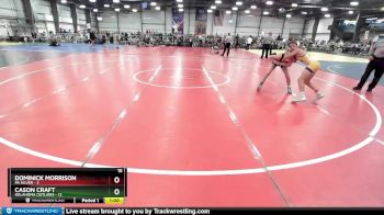 88 lbs Rd# 2 12:00pm Friday - Dominick Morrison, PA Silver vs Cason Craft, Oklahoma Outlaws