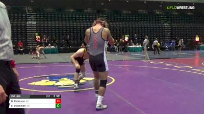 157 lbs Consi of 8 #1 - Brooks Robinson, UN-Utah Valley vs Scottie Stockman, Southern Oregon