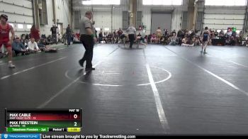 140 lbs Round 6 (8 Team) - Max Cable, East Coast Elite vs Max Firestein, Olympia
