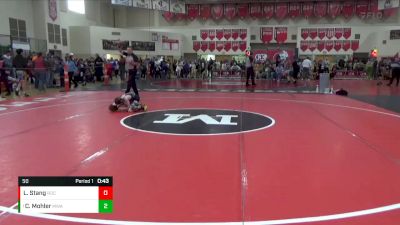 50 lbs Quarterfinal - Crew Mohler, Moen Wrestling Academy vs Leo Stang, ROCORI