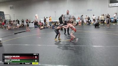 70 lbs Round 2 - Rocky Knowles, Mullica Hill vs Haedyn Wilson, Strasburg