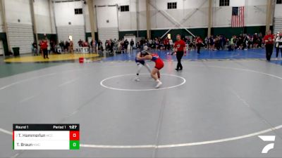 120 lbs Round 1 - Tyce Hammerlun, Mccook vs Ty Braun, Norton Wrestling Club