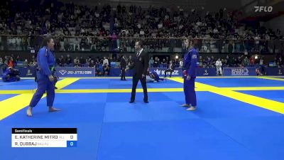 ELIZABETH KATHERINE MITROVIC vs RANA QUBBAJ 2023 European Jiu-Jitsu IBJJF Championship