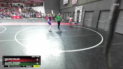 135 lbs Quarterfinal - Aaliyah Miller, BYA vs Alayna Zahara, Mondovi-Eleva-Strum