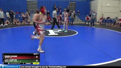 105 lbs Round 1 (4 Team) - Levi Horton, Indian Creek A (small) vs Owen Shane, Jet WC