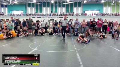 56 lbs Round 4 (6 Team) - Lucas Ducos, Florida Scorpions vs Carter Pollock, U2 Upstate Uprising