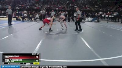 5A 126 lbs Cons. Round 1 - Jayden Dodge, Nampa vs Tate Funderburg, Thunder Ridge