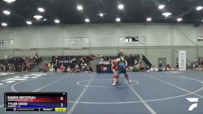 145 lbs Placement Matches (16 Team) - Kaden DeCoteau, North Dakota Blue vs Tyler Hood, Virginia