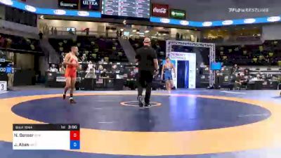 65 kg Prelims - Noah Gonser, Buies Creek Wrestling Club vs Jaden Abas, Unattached