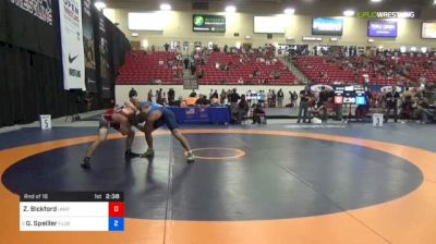 82 kg Rnd Of 16 - Zackery Bickford, Unattached vs Geordan Speiller, Florida Jets