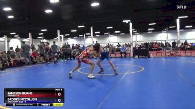 114 lbs Semis & 3rd Wb (16 Team) - Jameson Burns, Virginia vs Brooks McCollom, Oklahoma Blue