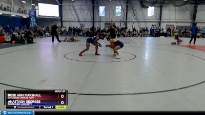 116 lbs Cons. Round 2 - Anastasia Georges, Fontbonne University vs Rose Ann Marshall, Wisconsin Stevens Point