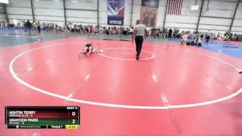 64 lbs Rd# 3 12:00pm Friday - Grayden Paris, PA Gold vs Ashtin Terry, Nebraska Elite