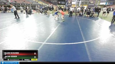 160 lbs Cons. Round 4 - Elijah Schunke, SD vs Jacob Kidder, WI