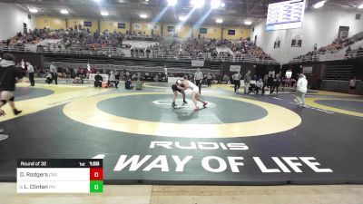 165 lbs Round Of 32 - David Rodgers, Cardinal Newman vs Leif Clinton, Paul VI